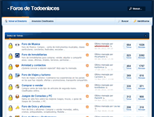 Tablet Screenshot of foros.todoenlaces.com